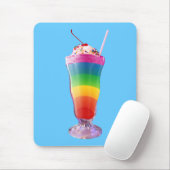 Rainbow Milkshake Mousepad (Mit Mouse)
