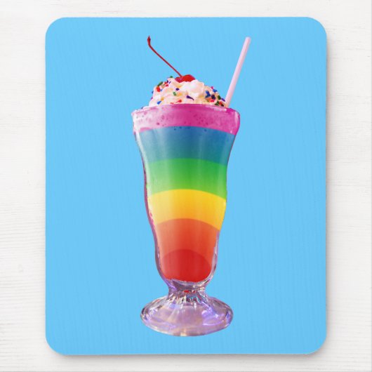 Rainbow Milkshake Mousepad (Vorne)