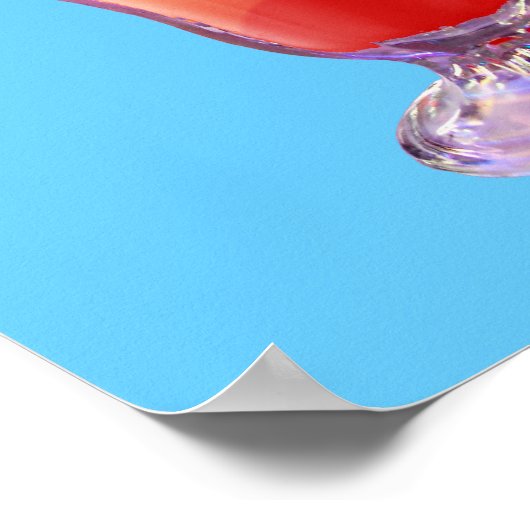 Rainbow Milkshake Poster (Ecke)