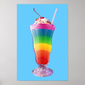 Rainbow Milkshake Poster (Vorne)