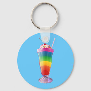 Rainbow Milkshake Schlüsselanhänger