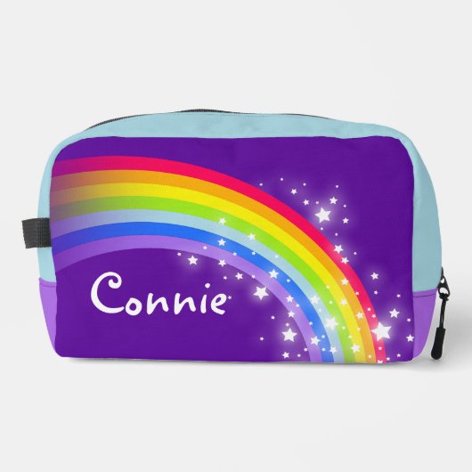 Rainbow-Mini-Bleistiftkoffer Waschbeutel (Vorderseite)