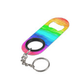 Rainbow Mini Flaschenöffner (Rückseite Schrägansicht)