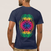Rainbow Mirror Om Sign Shirt (Rückseite)