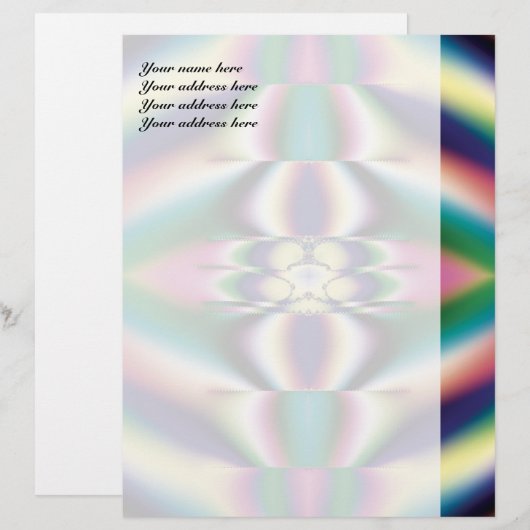 Rainbow Mirrors Briefbogen (Vorne/Hinten)