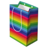 Rainbow Mittlere Geschenktüte (Rückseite Schrägansicht)