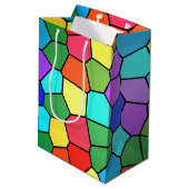 Rainbow Mittlere Geschenktüte (Rückseite Schrägansicht)