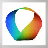 Rainbow Mobius Strip Poster (Vorne)