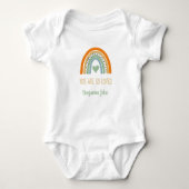 Rainbow Modern Baby Boy Baby Strampler (Vorderseite)