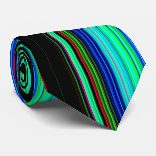 Rainbow Modern Halsband Krawatte (Gerollt)