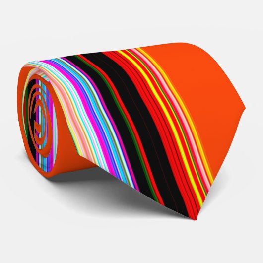 Rainbow Modern Halsband Krawatte (Gerollt)