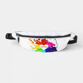 Rainbow Modern Strip LGBT Bauchtasche (Vorderseite)