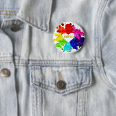 Rainbow Modern Strip LGBT Button (Beispiel)