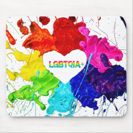 Rainbow Modern Strip LGBT Mousepad