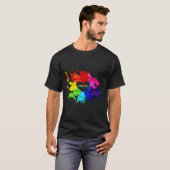 Rainbow Modern Strip LGBT T-Shirt (Vorne ganz)
