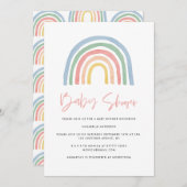 Rainbow Moderne Aquarellbrause mit Babydusche (Vorne/Hinten)