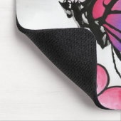 Rainbow Monarch Butterfly Farbenfrohe Fantasie Kun Mousepad (Ecke)