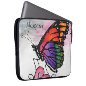 Rainbow Monarch Butterfly Original Fantasy Art Laptopschutzhülle (Vorne Rechts)