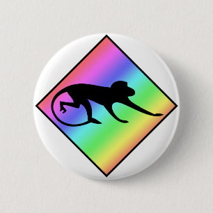Rainbow Monkey Crossing Button