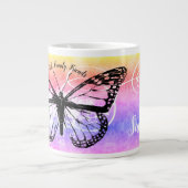 Rainbow Monogram Jumbo-Tasse (Vorderseite)