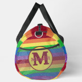 Rainbow Monogram Strip Large Duffel Bag Duffle Bag (Rechts)