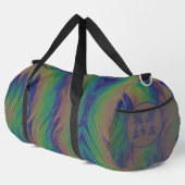 Rainbow Monogram Strip Large Duffel Bag Duffle Bag (Rechte Ecke)