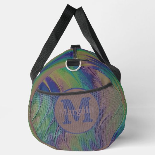 Rainbow Monogram Strip Large Duffel Bag Duffle Bag (Rechts)