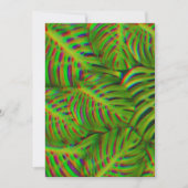 Rainbow Monstera Blätter Postkarte (Vorderseite)