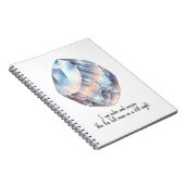 Rainbow Moonstone Moon Energy Kristallzauber Notizblock (Rechte Seite)