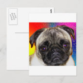 Rainbow-Mops Postkarte (Vorne/Hinten)
