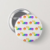 Rainbow Mortocycle Button (Vorne & Hinten)