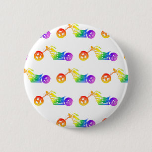 Rainbow Mortocycle Button