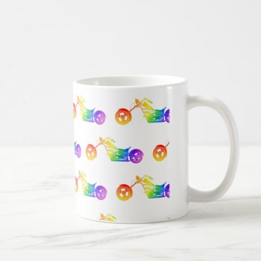 Rainbow Mortocycle Kaffeetasse (Rechts)