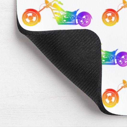 Rainbow Mortocycle Mousepad (Ecke)