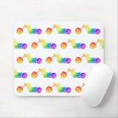 Rainbow Mortocycle Mousepad (Mit Mouse)
