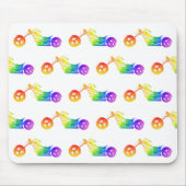 Rainbow Mortocycle Mousepad (Vorne)