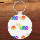 Rainbow Mortocycle Schlüsselanhänger (Vorderseite)