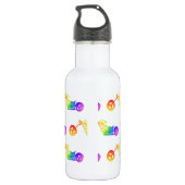 Rainbow Mortocycle Trinkflasche (Rückseite)