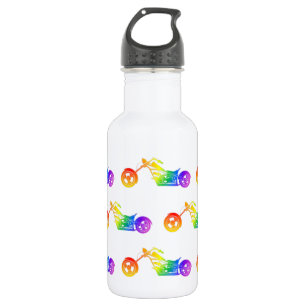 Rainbow Mortocycle Trinkflasche