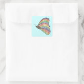Rainbow Mosaic Butterfly Stickers (Tasche)