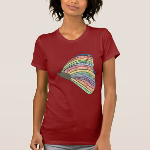 Rainbow Mosaic Butterfly T-Shirt von Cheryls Art