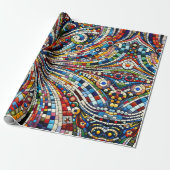 Rainbow Mosaic Melody Geschenkpapier (Ungerollt)