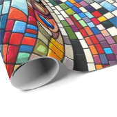 Rainbow Mosaic Melody Geschenkpapier (Rolleneckpunkt)