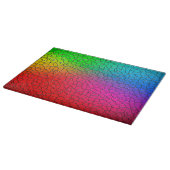 Rainbow Mosaic Tiles Schneidebrett (Ecke)