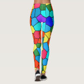 Rainbow Mosaics Leggings (Rückseite)