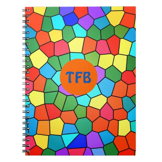 Rainbow Mosaics Notizblock (Vorderseite)
