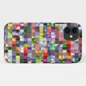 Rainbow Mosaik Case-Mate iPhone Hülle (Rückseite (Horizontal))