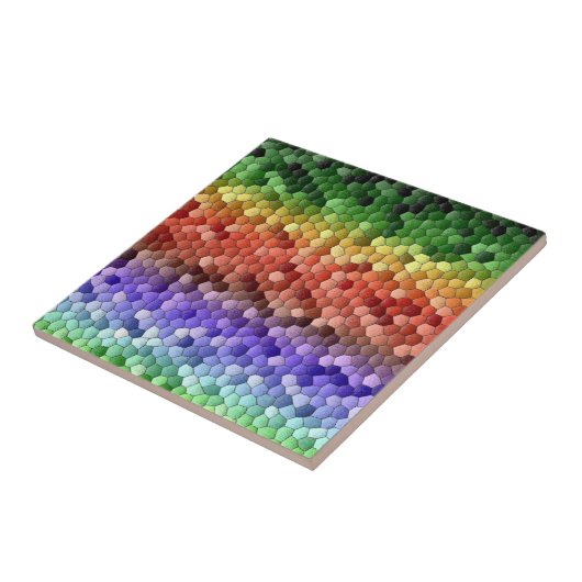 Rainbow Mosaik Fliese (Seite)