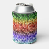 Rainbow Mosaik Muster Dosenkühler (Kanne Rückseite)