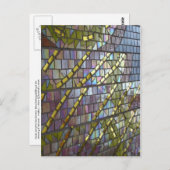 Rainbow Mosaik Postkarte (Vorne/Hinten)
